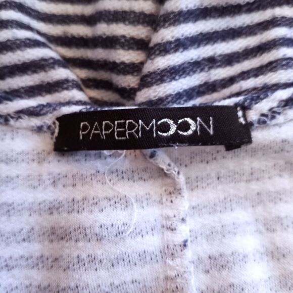 PAPERMOON NAVY & WHITE STRIPE DRESS SZ.S/M GUC - Picture 7 of 7